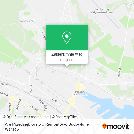 Mapa Ara Przedsiębiorstwo Remontowo Budowlane