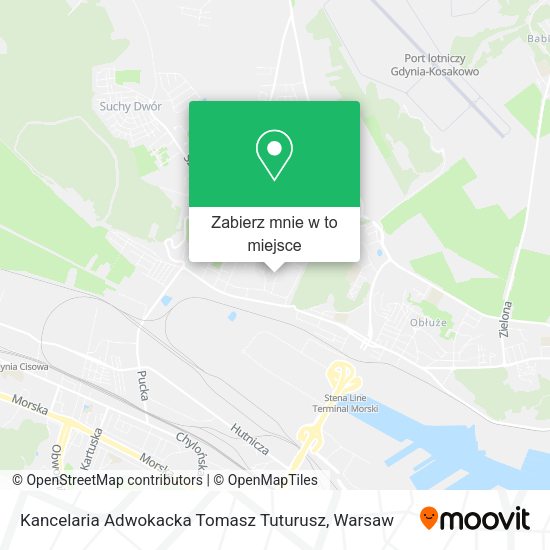 Mapa Kancelaria Adwokacka Tomasz Tuturusz