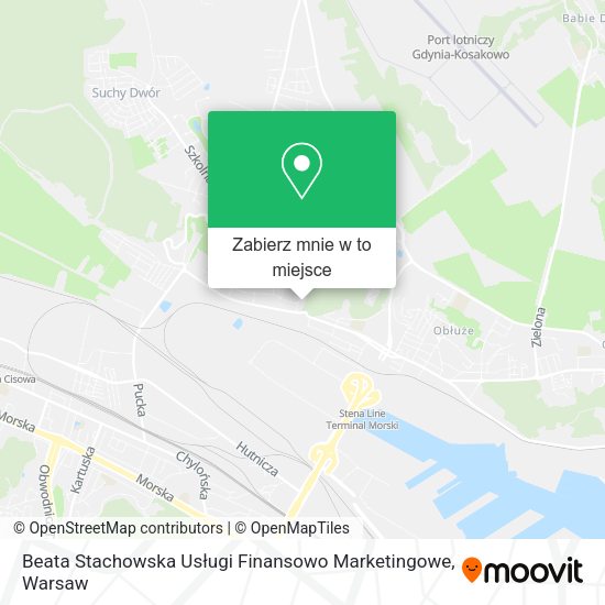 Mapa Beata Stachowska Usługi Finansowo Marketingowe