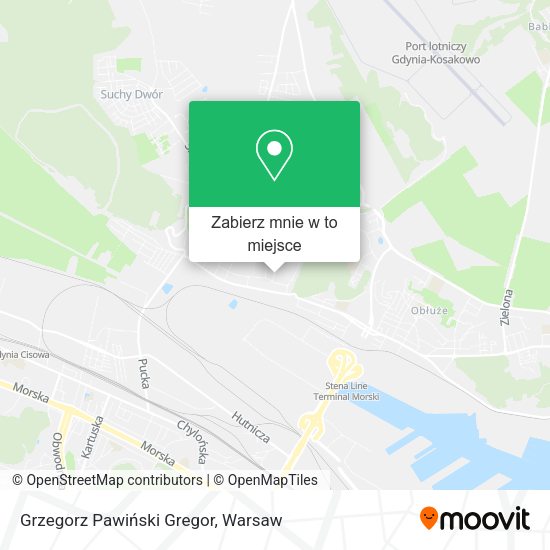 Mapa Grzegorz Pawiński Gregor