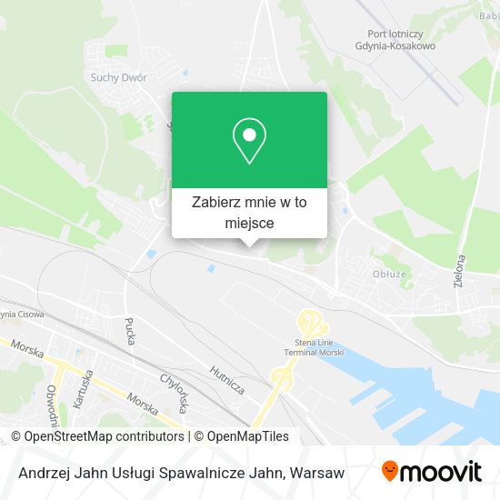 Mapa Andrzej Jahn Usługi Spawalnicze Jahn