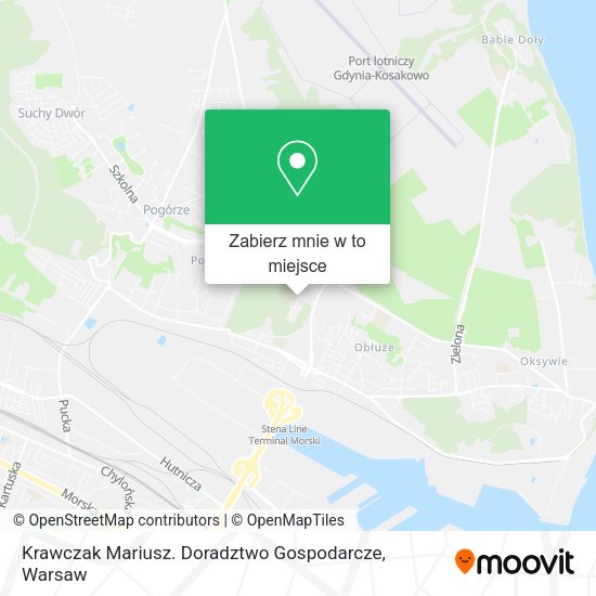 Mapa Krawczak Mariusz. Doradztwo Gospodarcze