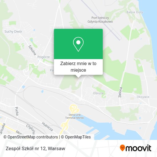 Mapa Zespół Szkół nr 12