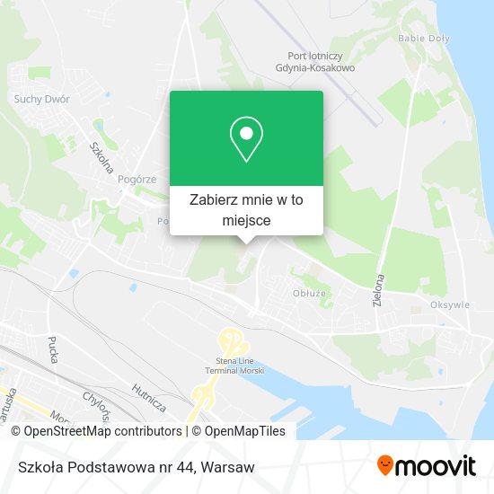 Mapa Szkoła Podstawowa nr 44