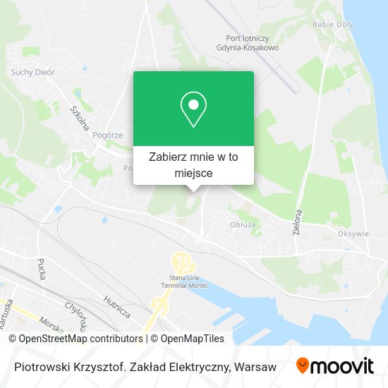 Mapa Piotrowski Krzysztof. Zakład Elektryczny