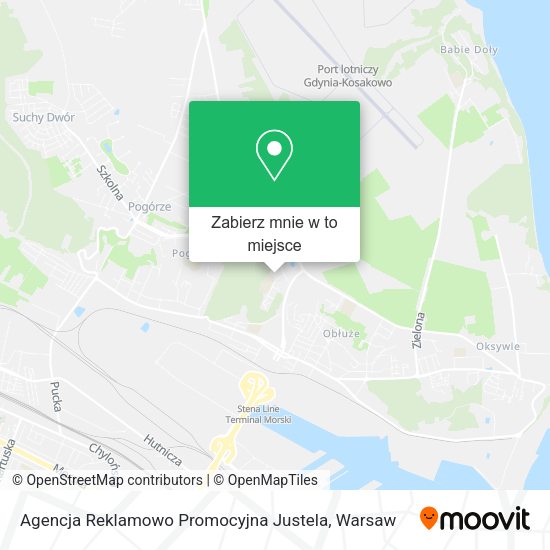 Mapa Agencja Reklamowo Promocyjna Justela