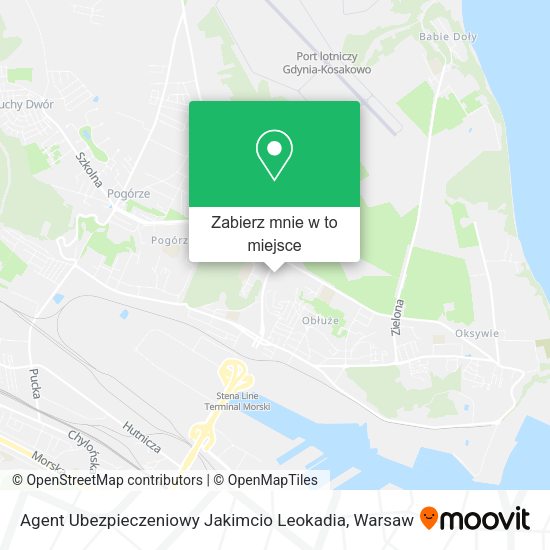 Mapa Agent Ubezpieczeniowy Jakimcio Leokadia