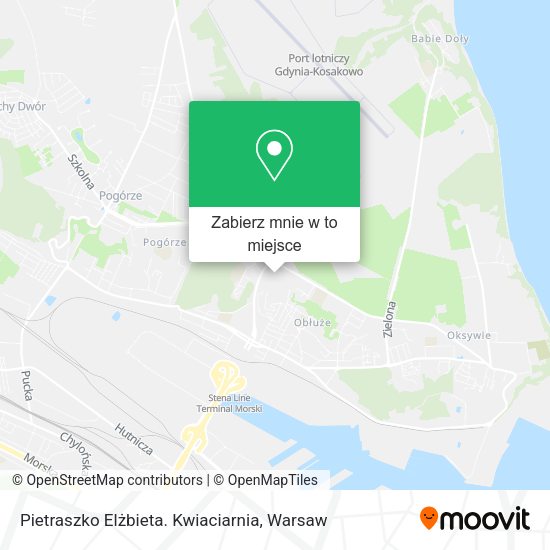 Mapa Pietraszko Elżbieta. Kwiaciarnia