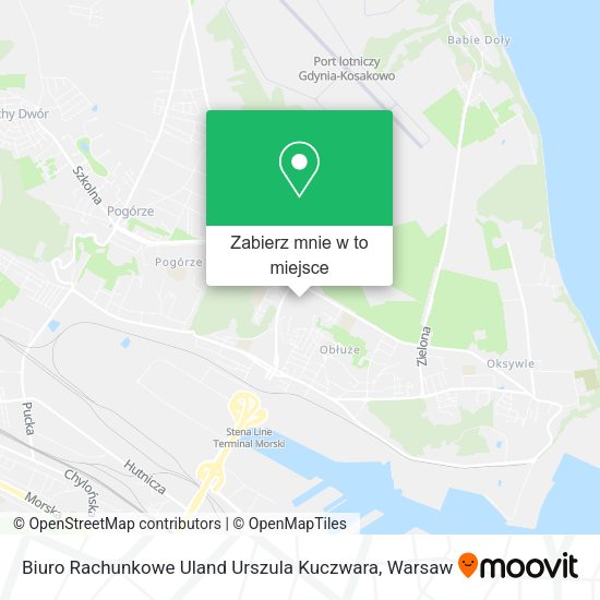 Mapa Biuro Rachunkowe Uland Urszula Kuczwara