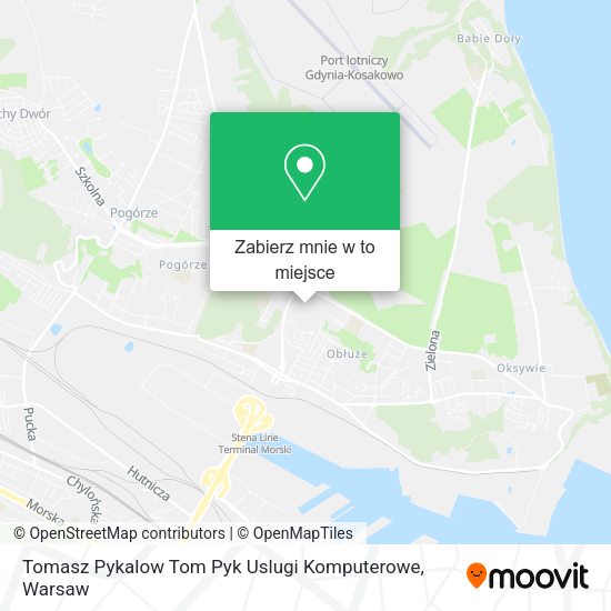 Mapa Tomasz Pykalow Tom Pyk Uslugi Komputerowe