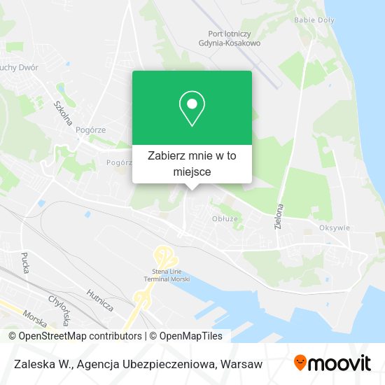 Mapa Zaleska W., Agencja Ubezpieczeniowa