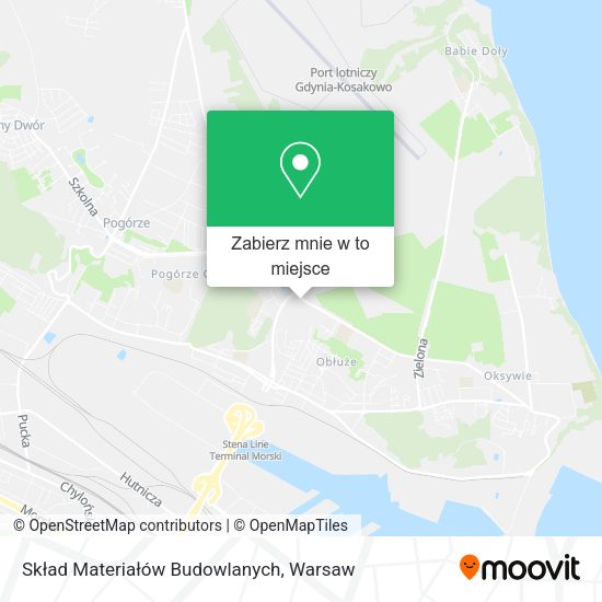 Mapa Skład Materiałów Budowlanych