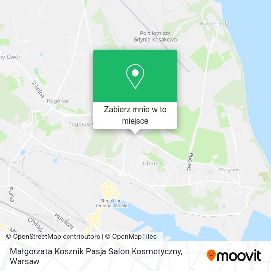 Mapa Małgorzata Kosznik Pasja Salon Kosmetyczny