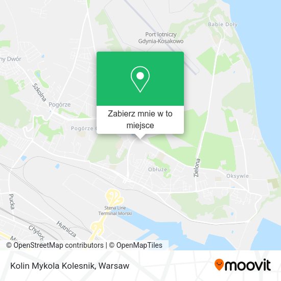 Mapa Kolin Mykola Kolesnik