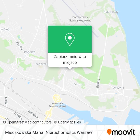 Mapa Mieczkowska Maria. Nieruchomości