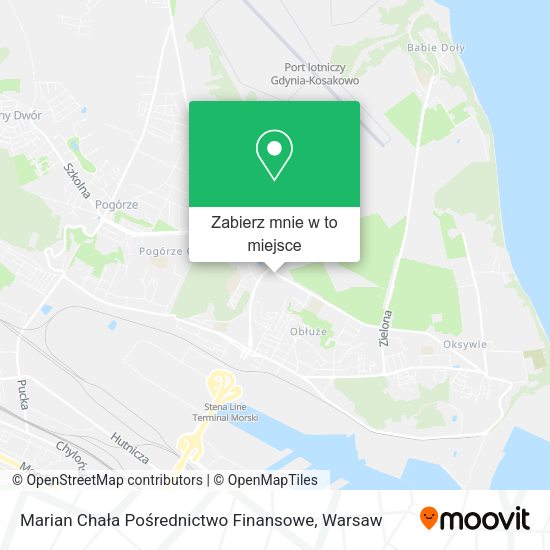 Mapa Marian Chała Pośrednictwo Finansowe