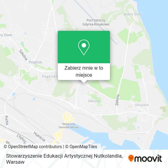 Mapa Stowarzyszenie Edukacji Artystycznej Nutkolandia