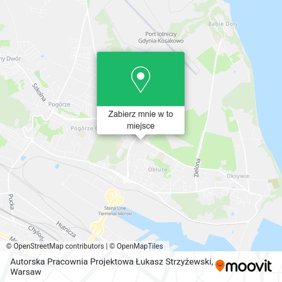 Mapa Autorska Pracownia Projektowa Łukasz Strzyżewski