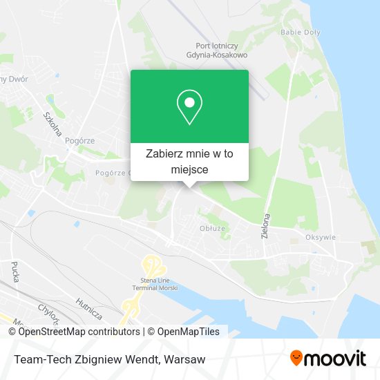 Mapa Team-Tech Zbigniew Wendt