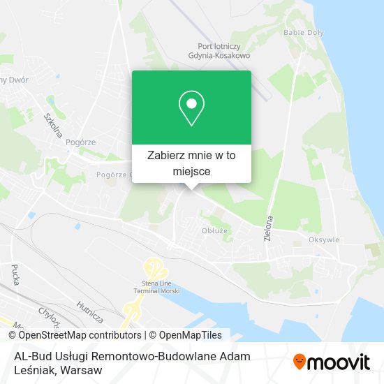 Mapa AL-Bud Usługi Remontowo-Budowlane Adam Leśniak