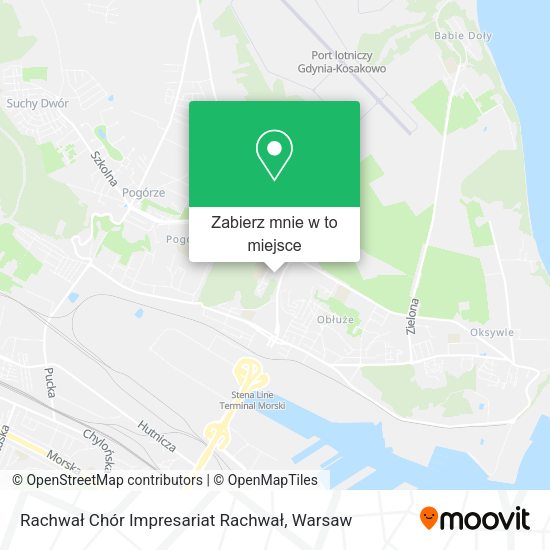 Mapa Rachwał Chór Impresariat Rachwał