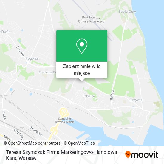 Mapa Teresa Szymczak Firma Marketingowo-Handlowa Kara