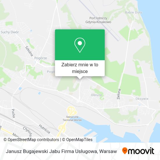 Mapa Janusz Bugajewski Jabu Firma Usługowa