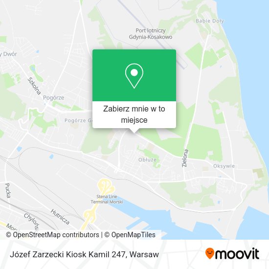 Mapa Józef Zarzecki Kiosk Kamil 247