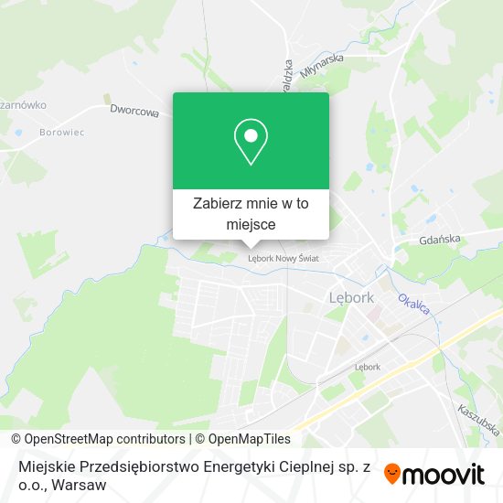 Mapa Miejskie Przedsiębiorstwo Energetyki Cieplnej sp. z o.o.