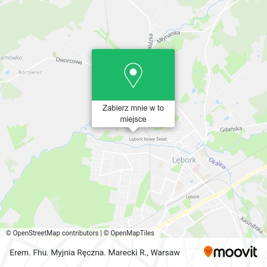 Mapa Erem. Fhu. Myjnia Ręczna. Marecki R.