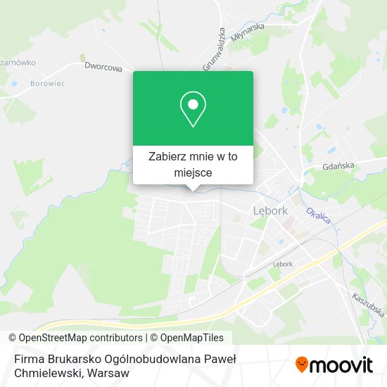 Mapa Firma Brukarsko Ogólnobudowlana Paweł Chmielewski