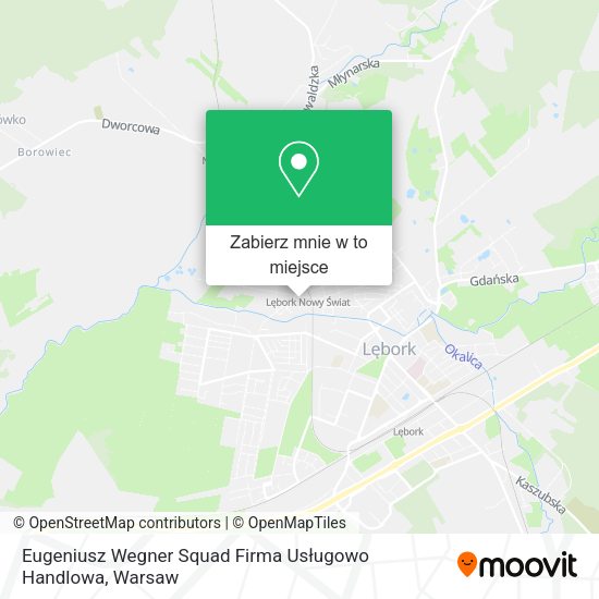 Mapa Eugeniusz Wegner Squad Firma Usługowo Handlowa