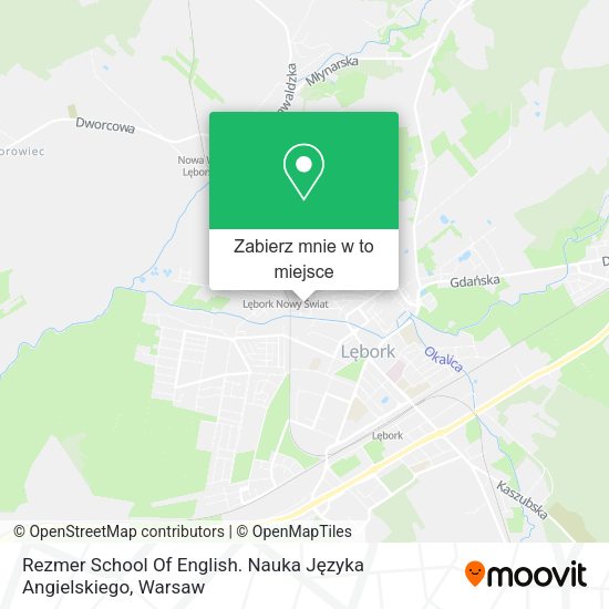 Mapa Rezmer School Of English. Nauka Języka Angielskiego