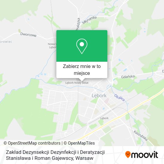 Mapa Zakład Dezynsekcji Dezynfekcji i Deratyzacji Stanisława i Roman Gajewscy