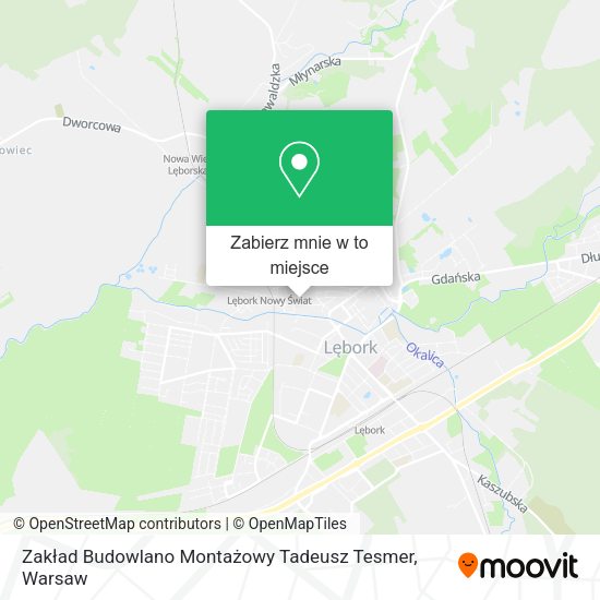 Mapa Zakład Budowlano Montażowy Tadeusz Tesmer