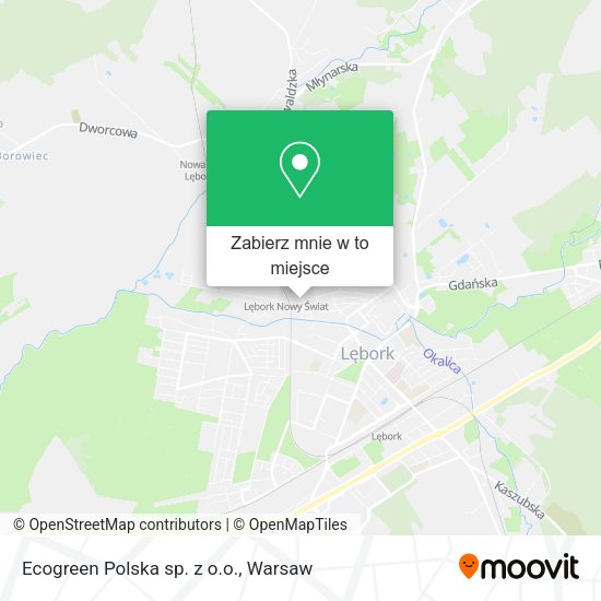 Mapa Ecogreen Polska sp. z o.o.