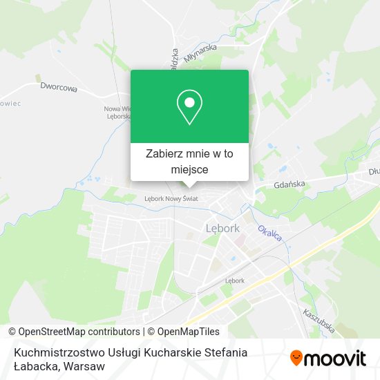 Mapa Kuchmistrzostwo Usługi Kucharskie Stefania Łabacka