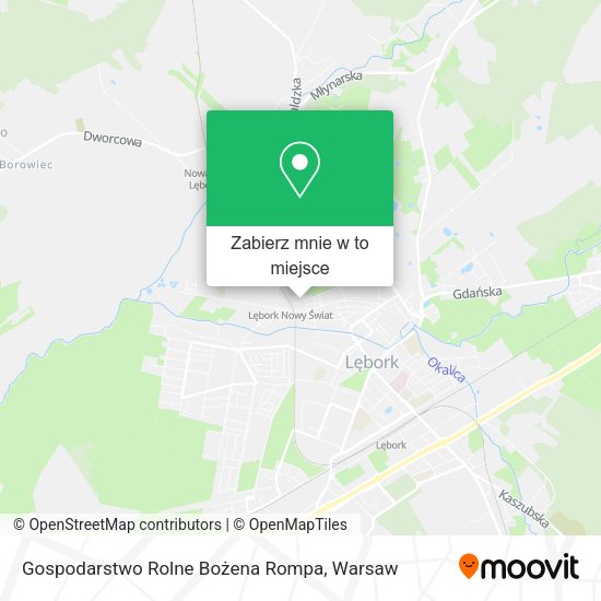 Mapa Gospodarstwo Rolne Bożena Rompa