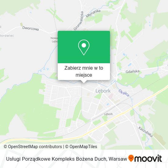 Mapa Usługi Porządkowe Kompleks Bożena Duch