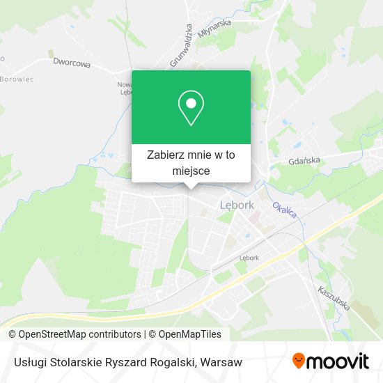 Mapa Usługi Stolarskie Ryszard Rogalski