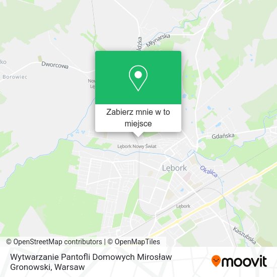 Mapa Wytwarzanie Pantofli Domowych Mirosław Gronowski