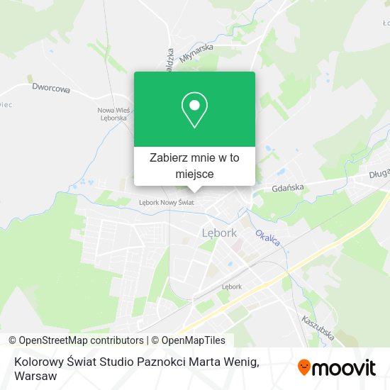 Mapa Kolorowy Świat Studio Paznokci Marta Wenig