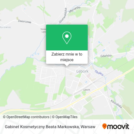 Mapa Gabinet Kosmetyczny Beata Markowska