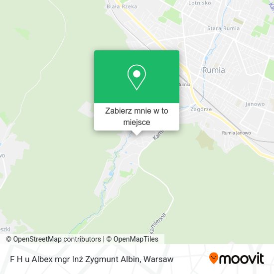 Mapa F H u Albex mgr Inż Zygmunt Albin