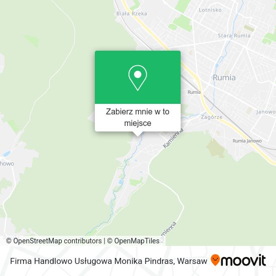 Mapa Firma Handlowo Usługowa Monika Pindras