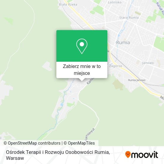 Mapa Ośrodek Terapii i Rozwoju Osobowości Rumia