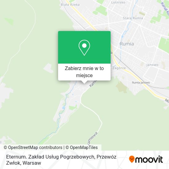 Mapa Eternum. Zakład Usług Pogrzebowych, Przewóz Zwłok