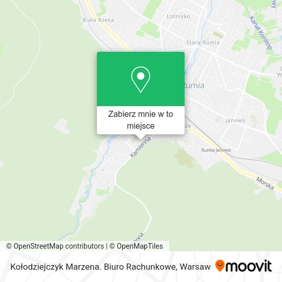 Mapa Kołodziejczyk Marzena. Biuro Rachunkowe