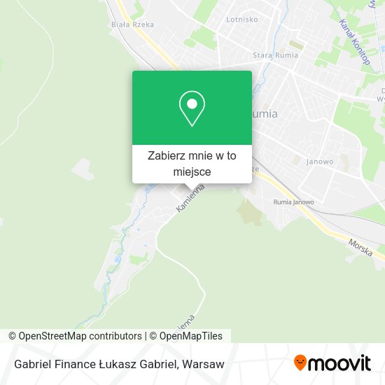 Mapa Gabriel Finance Łukasz Gabriel