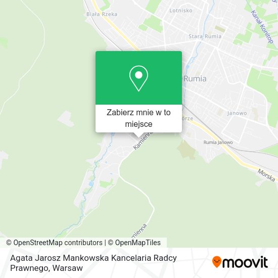 Mapa Agata Jarosz Mankowska Kancelaria Radcy Prawnego